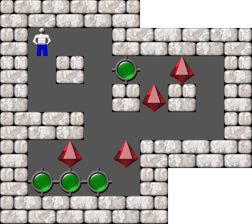 Sokoban Serg Belyaev 2 level 76